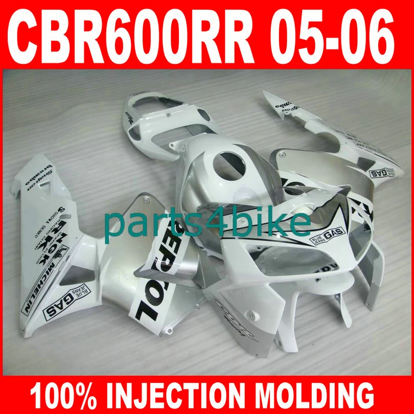 Детали ABS для литья под давлением HONDA CBR600RR 2005 2006 CBR 600 RR 05 06 комплект обтекателей