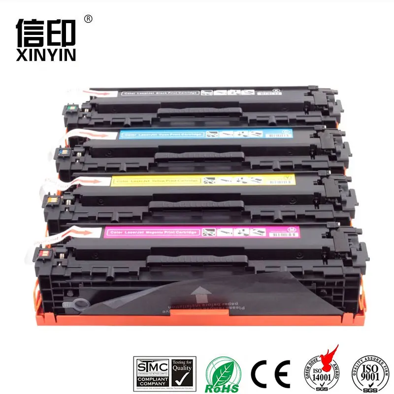 XColor CB540A CB540 CB541A CB542A CB543A 125A совместимый тонер-картридж для принтера HP LaserJet CP1215 CP1515n