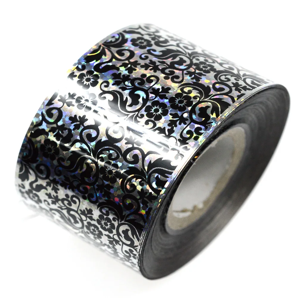 

Wholesale 16Rolls/sets 120m Glitter DIY Full Tips Nails Transfer Sticker Decals Nail Art Transfer Foils STZXK61-76