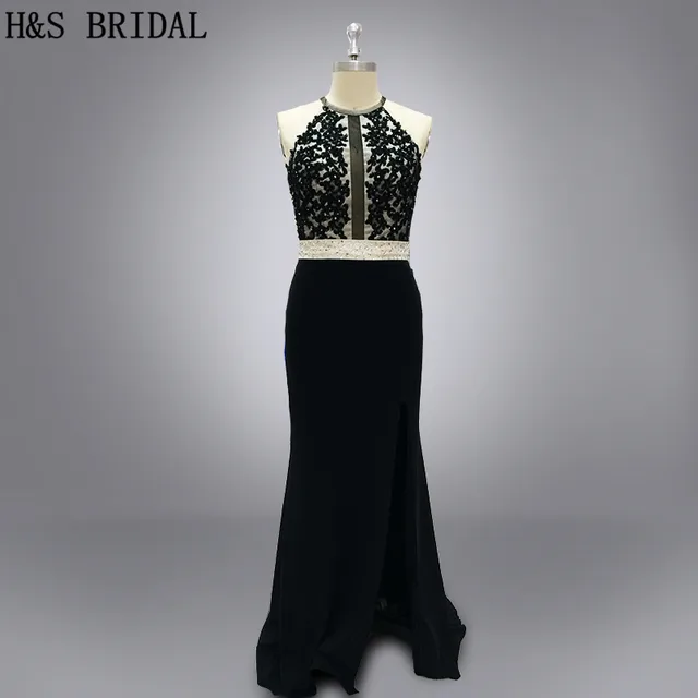 Designer Evening Dresses with Slit