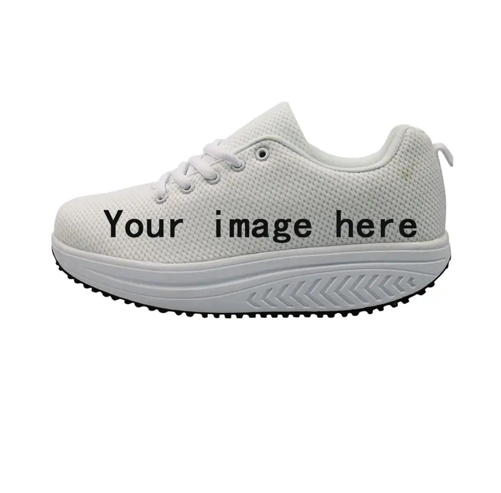 

FORUDESIGNS Custom Women Swing Shoes,Spring Casual Woman Platform Shoes,Women Ladies Wedge Rocking Shoes chaussure femme