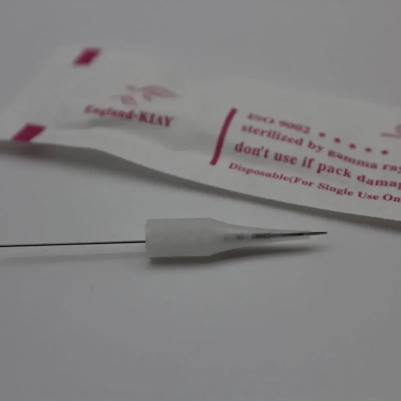 50pcs 3rl Individual Packed Giant Sun Tattoo Needle Tips for Permanent Makeup Caps Eyebrow Lip Machine Giant Sun Needle Caps