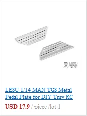 1/14 LESU металлическая CNC вторая пластина для DIY R620 MAN RC трактор Sca модель грузовика TH02099