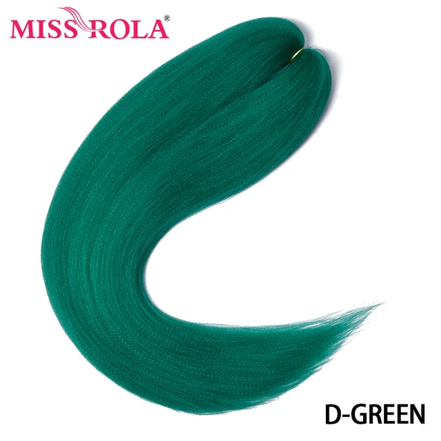 Miss Rola 22 Inch 60G Kanekalon Hair Synthetic Jumbo Braid Yaki Straight Hair Extension Pink Blonde Twist Braid Bulk Wholesale P1B/613