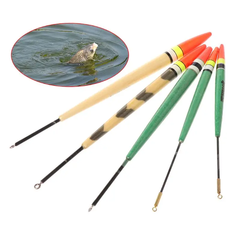 

5Pcs/Set Fishing Floats Set Buoy Float Fish Stick Mix Size Color Accessories