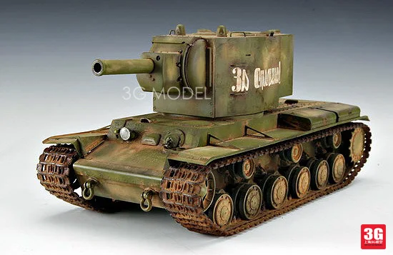 1/35 Вторая мировая война Советская Россия KV-2 Танк мировой сборки модель танка 00312