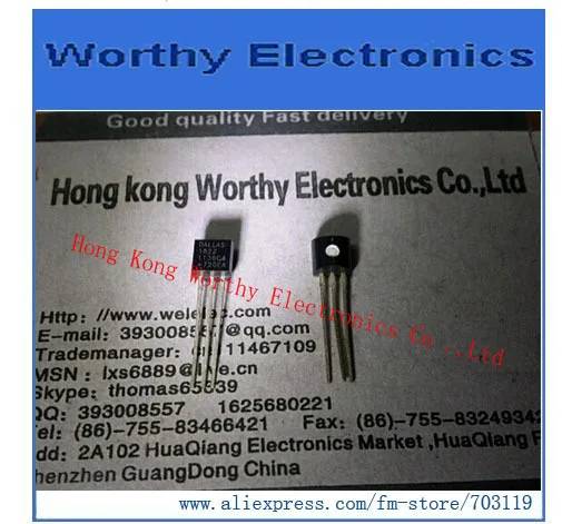 

Free shipping 10pcs/lot DS1822+ DS1822 1822 TO-92