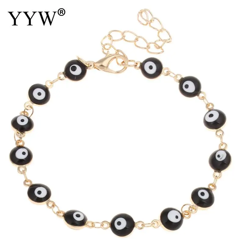 

Charm Women Bracelets Stainless Steel Black Evil Eye Bracelets for Women Vintage Silver Women Bracelet Pulseira Jewelry Bijoux