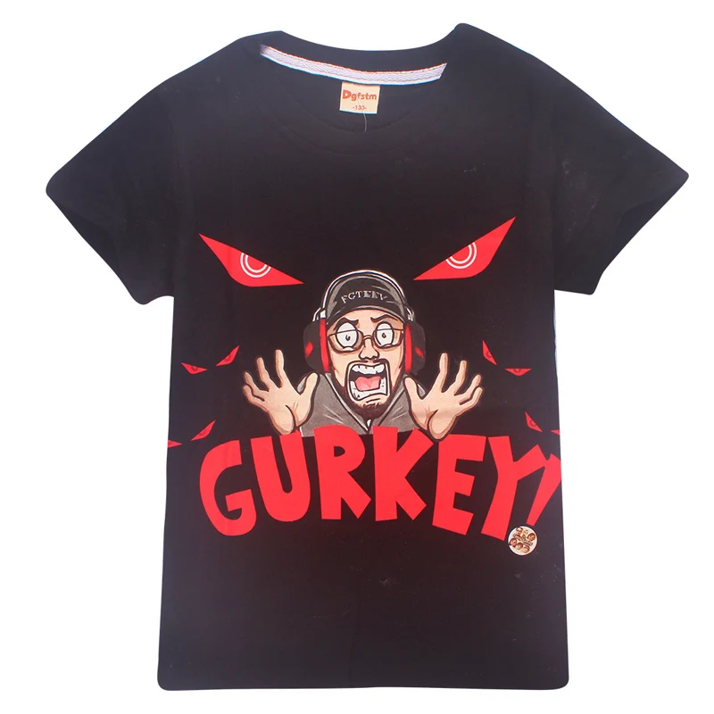 

GURKEY FUNnel Vision FGTeeV Family Gaming Team Boys And Girls Cotton T-shirts Children Fashion Clothes Summer Tops
