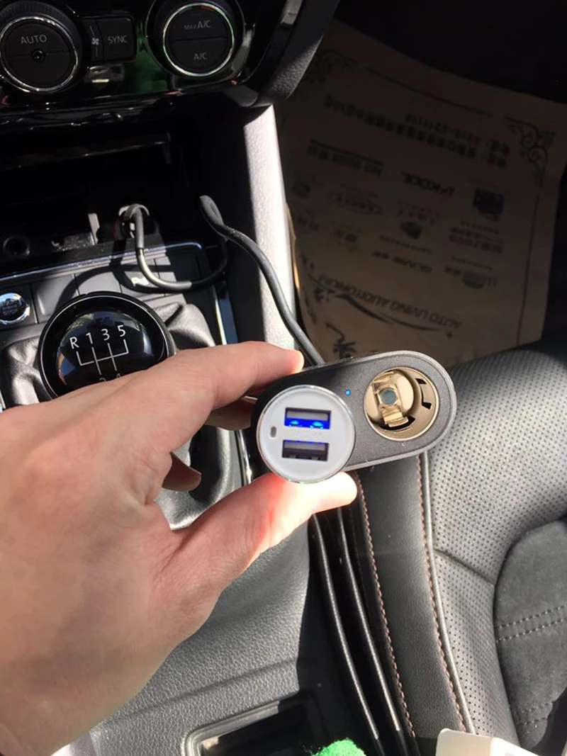 Original Xiaomi Roidmi 1 to 2 Car Cigarette Lighter Charger Adapter (17)