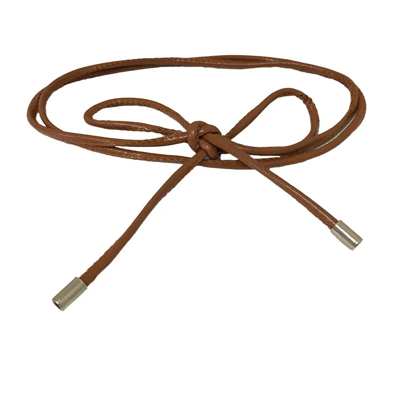 

PU leather long belts for women dresses thin belts female designer belts women high quality waist chain belts for ladies dresses