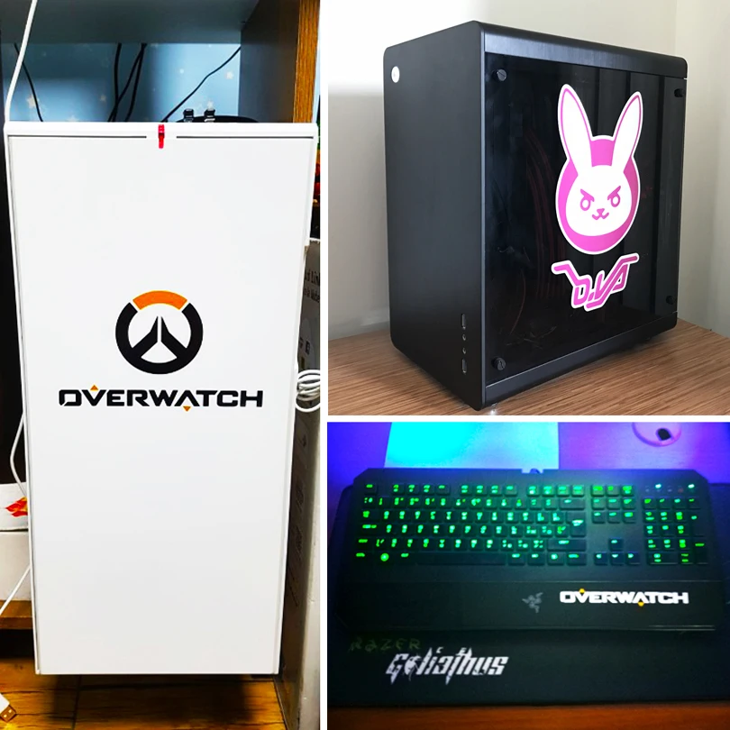 Светоотражающая наклейка для Overwatch D.VA кролик игра наклейки DVA аксессуары