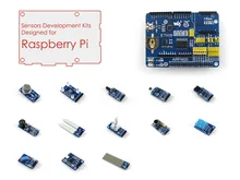 Raspberry Pi Accessory Pack for Raspberry PI 3B / 2B / B+ / A+ Including ARPI600 Expansion Board plus Various Sensors Modules