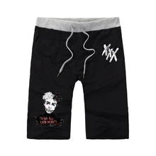 Летние модные повседневные короткие штаны до колена спортивные шорты мужские хлопковые штаны Jogge шаровары пляжные шорты размер США