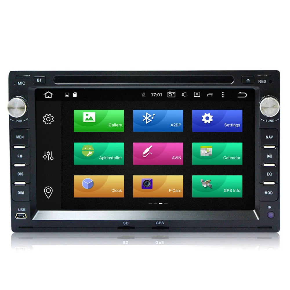 Sale COIKA Octa-Core Android 8.0 Car DVD Player GPS For Volkswagen Jetta Polo T5 Passat B5 Sharan Golf 4 1999-2005 GPS Touch Screen 1