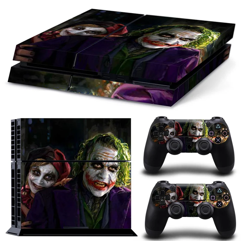 Joker для PS4, Виниловая наклейка для sony playstation 4, консоль и 2 контроллера, наклейка, аксессуары для игр