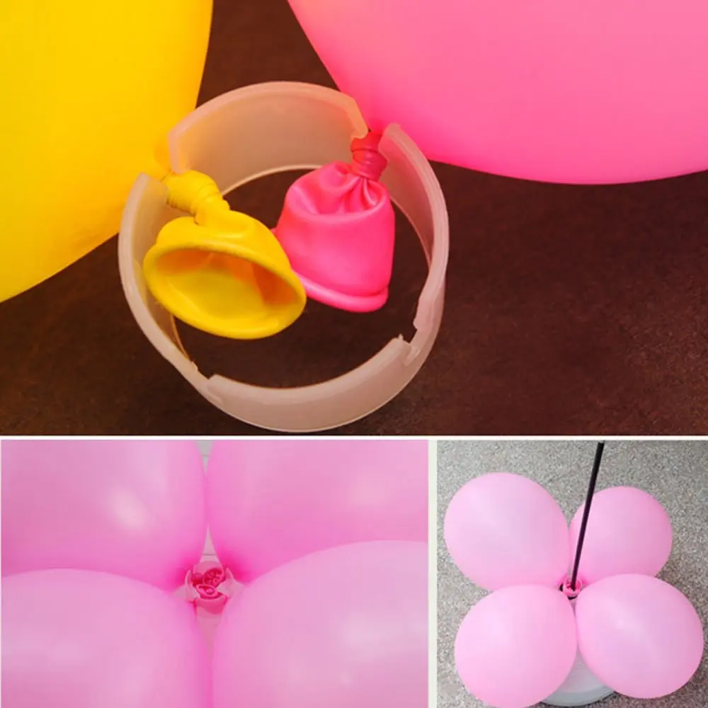 FANLUS 50 PCS Decorative Decor Balloon Rings Buckle Balloon Arch Folder Convenient Clip Connector (3)