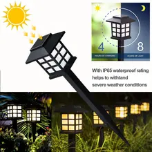 

Garden Solar Pathway LED Lights Lawn Lamp Waterproof Outdoor Lantern Lighting Solar Powered Sensor Light For Garden Walkway
