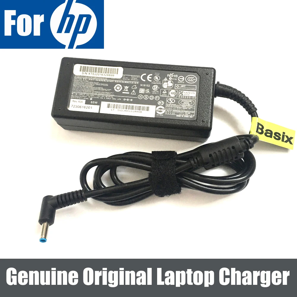Оригинальное зарядное устройство для ноутбука HP Pavilion 17 E017DX E020DX E020US Stream 11 13 14 15 65
