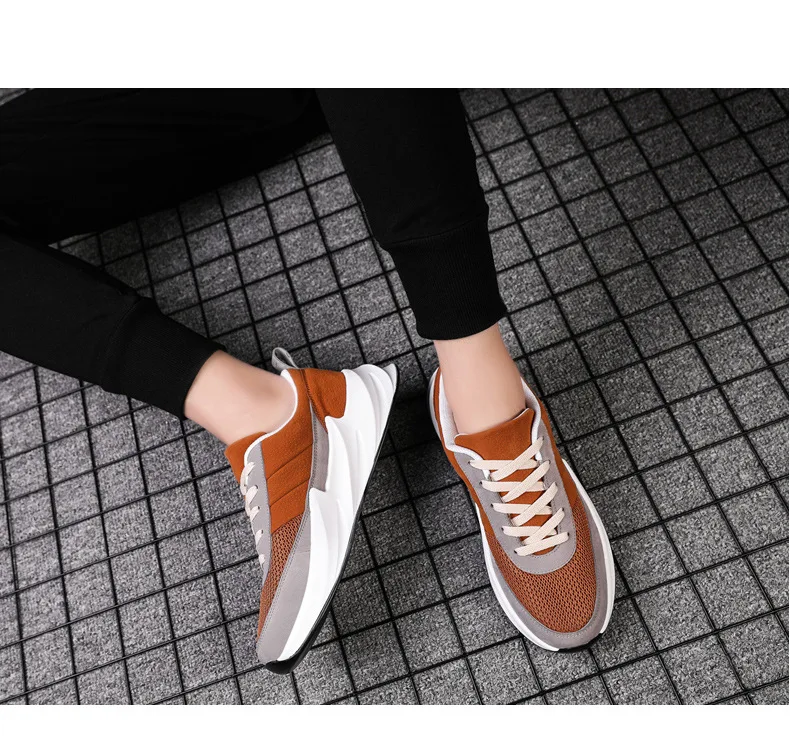 New Shark Off Fashion White Sneakers Men Spring Summer Chunky Sneakers Hip Hop Light Casual Suede Shoes Tenis Sapato Masculino