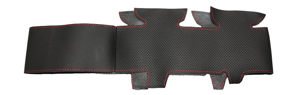 Сшитый вручную черный искусственный кожаный чехол рулевого колеса автомобиля для Citroen Elysee c-elysee Citroen Xsara Picasso
