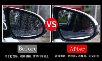 

Car Rain Shield Sticker Rearview Mirror Film Anti-fog Sticker For alfa romeo kia ceed peugeot 308 volvo mazda 6 audi a4 b6 Dacia