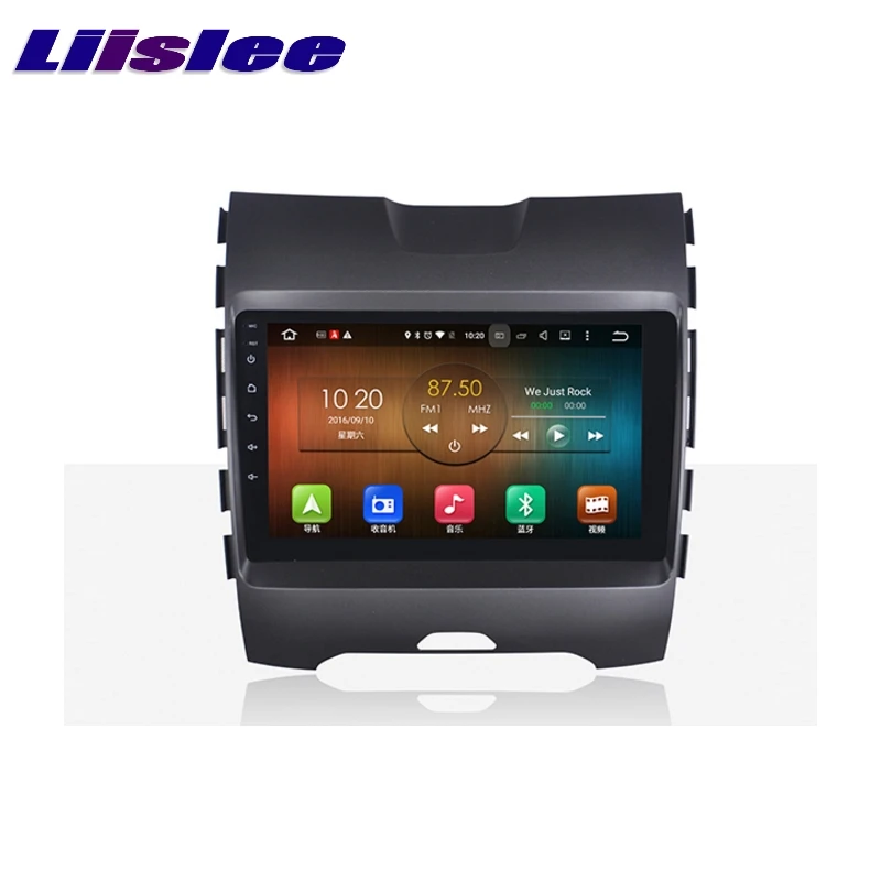 LiisLee Car Multimedia Player GPS Radio Navigation For Ford Edge Endura 2015~2017 Original Factory Style Audio NAVI 1