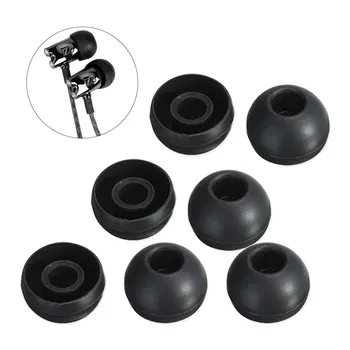

10 Pairs Medium Soft Silicone Replacementable Earbud Tips Black/White/Transparent Cover for Phone Headphones Earphones