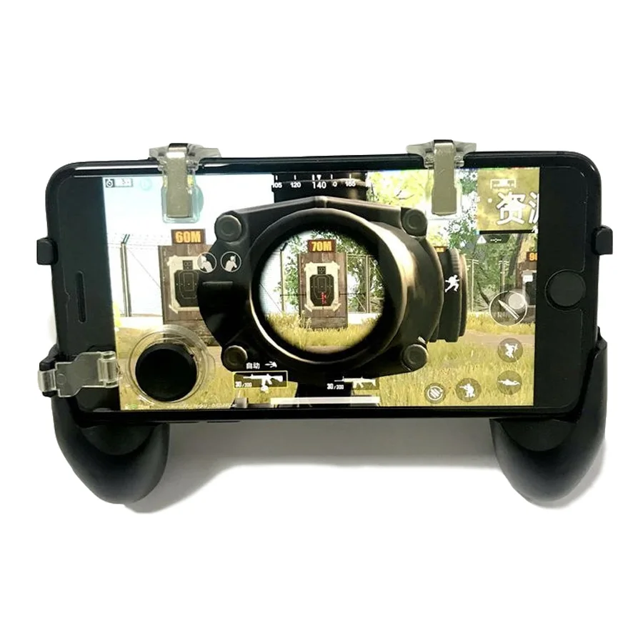 

Game Pad Pubg Controller Pubg Mobile Trigger Gamepad Phone Joystick Fire Button L1 R1 Shooter Aim Key Handle For iPhone Android