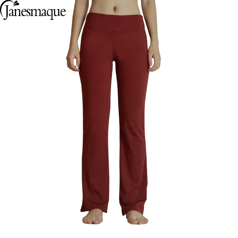 Janesmaque Women Training Loose Yoga Pants Sport Fitness Colorful Latin