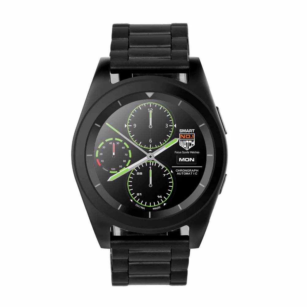 

Smart Watchs Round Support Heart Rate Monitor Pedometer PSG Facebook Men Women Business Smartwatch For iPhone Android Xiaomi