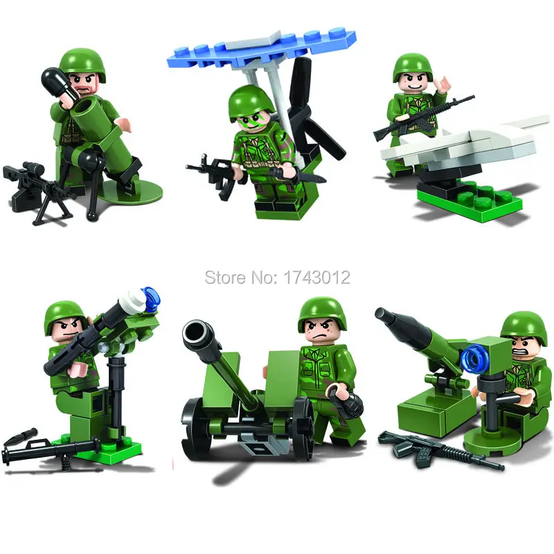 

Winner 8013 6 In 1 Military Series Building Blocks Educational Toys Bricks Child's Gifts Improve Your Child's Hands-on Ability
