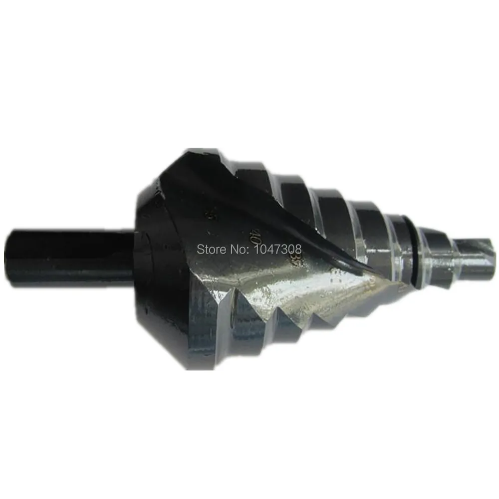 8 steps 10 45mm Nitriding Black Step Drill Bit Increment Drilling 8 Sizes Industrial Reamer Cone