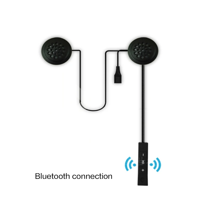 MP3 Moto helmet walkie talkie headset modified motorcycle helmet walkie talkie headset accessories wireless Bluetooth music