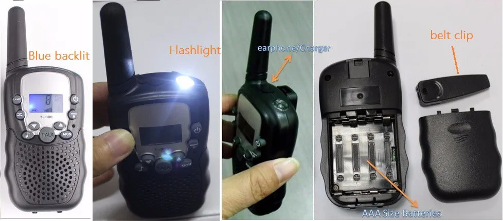 profile T388 walkie talkies