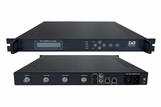 MPEG-2 4в1 sd sdi кодер встроенный звук, 4SDI in, ASI+ IP/UDP Выход IP кодер sc-1113