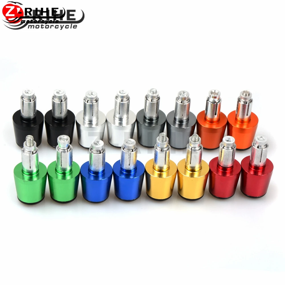 for Universal Moto 7/8&amp;quot; Hand Bar Ends Motorcycle handle Bar Dirt Bike Silver Bar End  For HONDA CB600F/CB650F Hornet 2007 2008 2