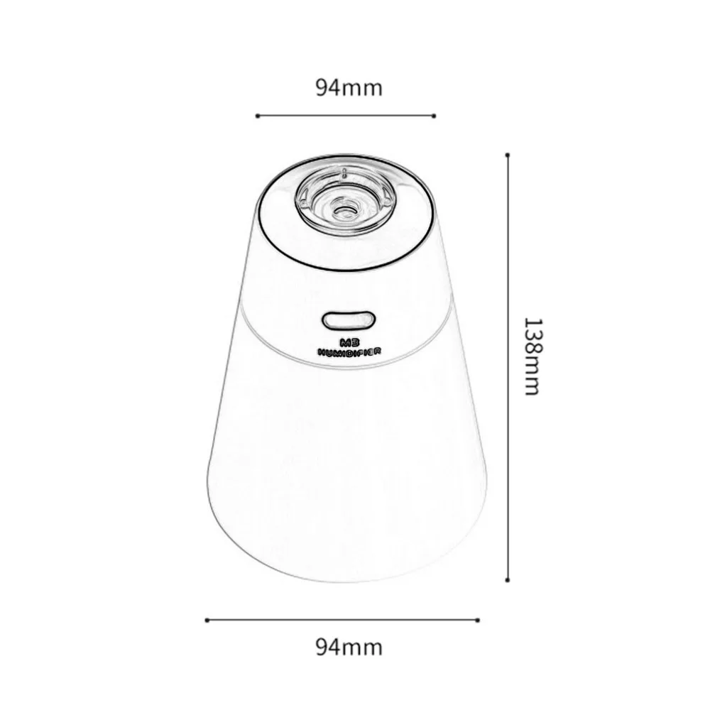 Портативный USB увлажнитель воздуха диффузор эфирного масла с красочным Светодиодный очиститель воздуха для дома Ароматерапия