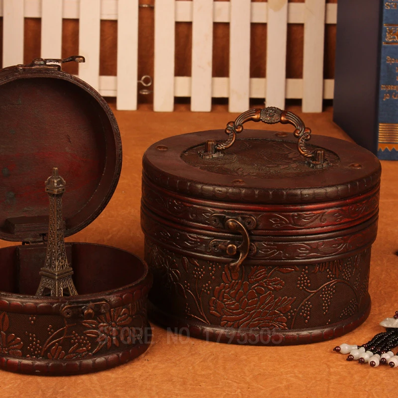2 unids joyería antigua caja de regalo de almacenamiento Paquetes madera retro almacenamiento princesa europea de madera cosmética organizador 2 unids joyería antigua caja de regalo de almacenamiento Paquetes madera retro almacenamiento princesa europea de madera cosmética organizador