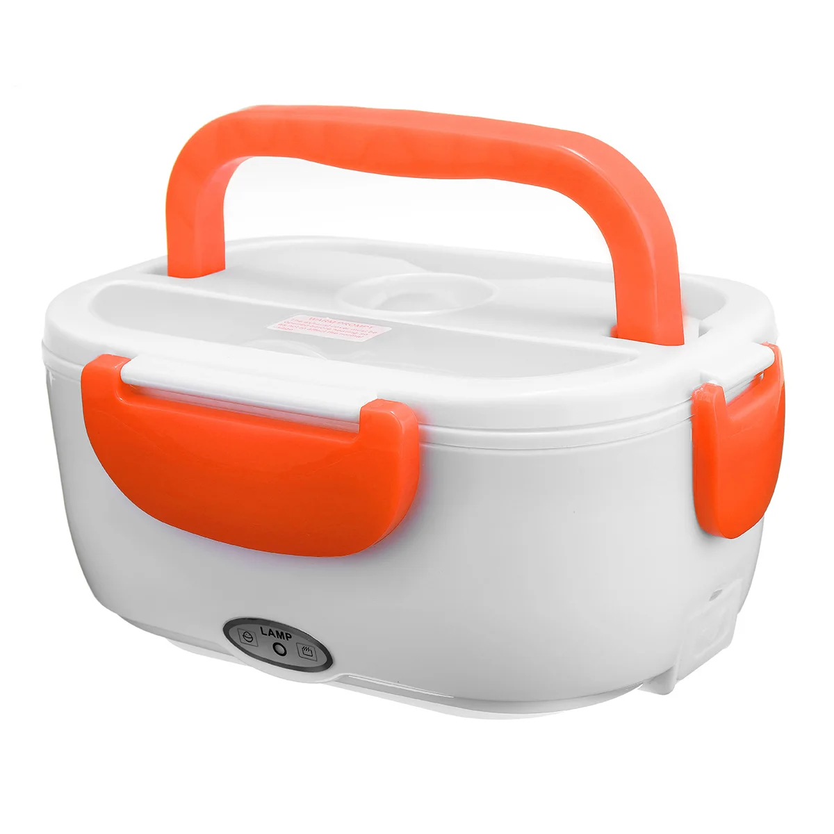 12 V-24 V Авто Портативный с электрическим подогревом отопление Коробки для обедов мульти-функциональный Bento Еда контейнер риса грелка для школы и офиса - Цвет: Оранжевый