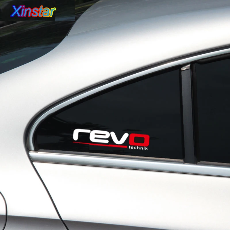 

2pcs KK Material REVO car windows sticker for volkswagen golf 6 golf 7 polo Sagitar B6 R36 B7L CC Touran Passat