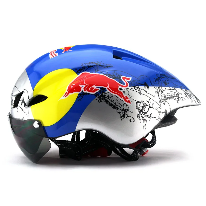 290g Aero TT дорожный велосипедный шлем очки для велоспорта гоночный велосипед спортивный защитный шлем TT in-mold дорожный велосипед велосипедные очки шлем