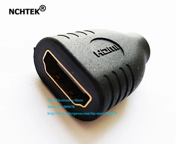 

NCHTEK High Quality Micro HDMI socket D type Female to HDMI 1.4 type A Female Adapter Coupler Convertor/Free Shipping/10PCS