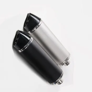 

Slip-On 51MM Inlet Exhaust Motorcycle Carbon Fiber For GP Muffler Pipe For ER6N CB400 CB1300 MT07 MT09 Z1000 R6 TX031