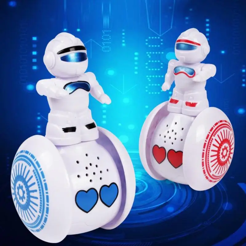 

Cute Interactive Tumbler Robot Toy Lighting Music Induction Walking Electronic Robot Toys for Children Birthday Christmas Gift
