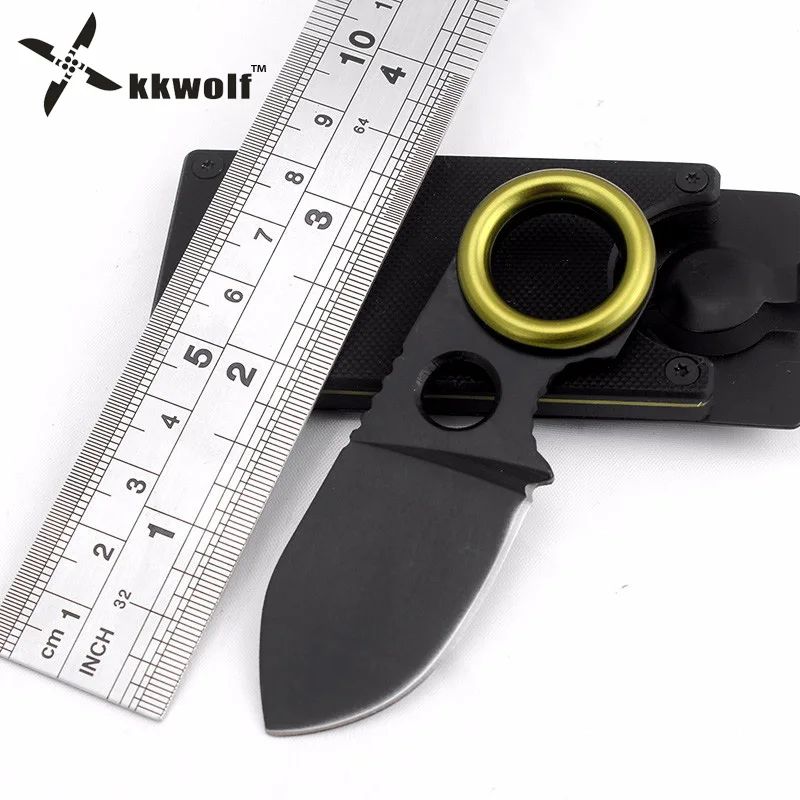Kopen Goedkoop KKWOLF Mini Kleine Hunting Messen Vast Camping Tactical