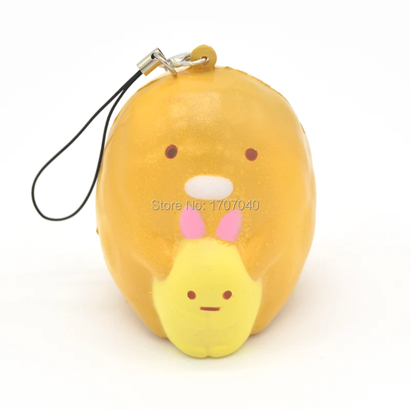 7 см Новые Kawaii мягкий хлеб свинья Sumikko Gurashi мягкими Коллекционные вещи мультфильм Ароматические детские игрушки