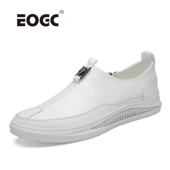 

Full Grain Leather Men Loafers High Quality Soft Breathable Men Flats Shoes Handmade Outdoor Casual Shoes Men