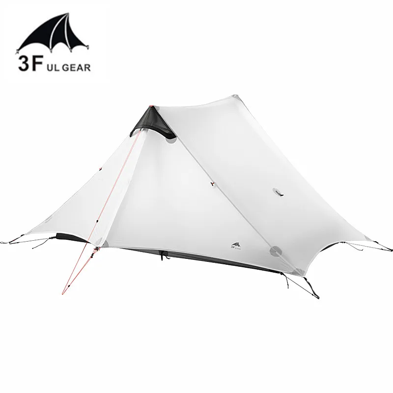 

2018 lanshan 2 3F UL GEAR 2 Person Oudoor Ultralight Camping Tent 3 Season Professional 15D Silnylon Rodless Tent 4 Season