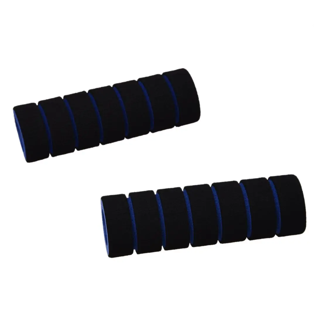 

1 Pair Blue Bike Racing Bicycle Motorcycle Handle Bar Foam Sponge Nonslip Grip Cover (10.5cm x 3.2cm;Inner Diameter: 2cm)